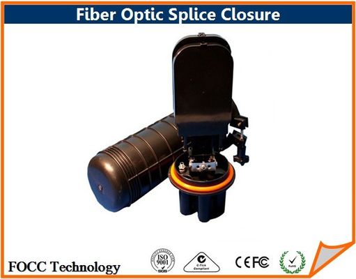China 2 In 2 Out Dome Style Fiber Optic Splice Enclosure / Fibre Optic Connection Box supplier